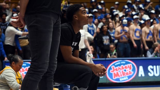 Duke basketball guard Caleb Foster